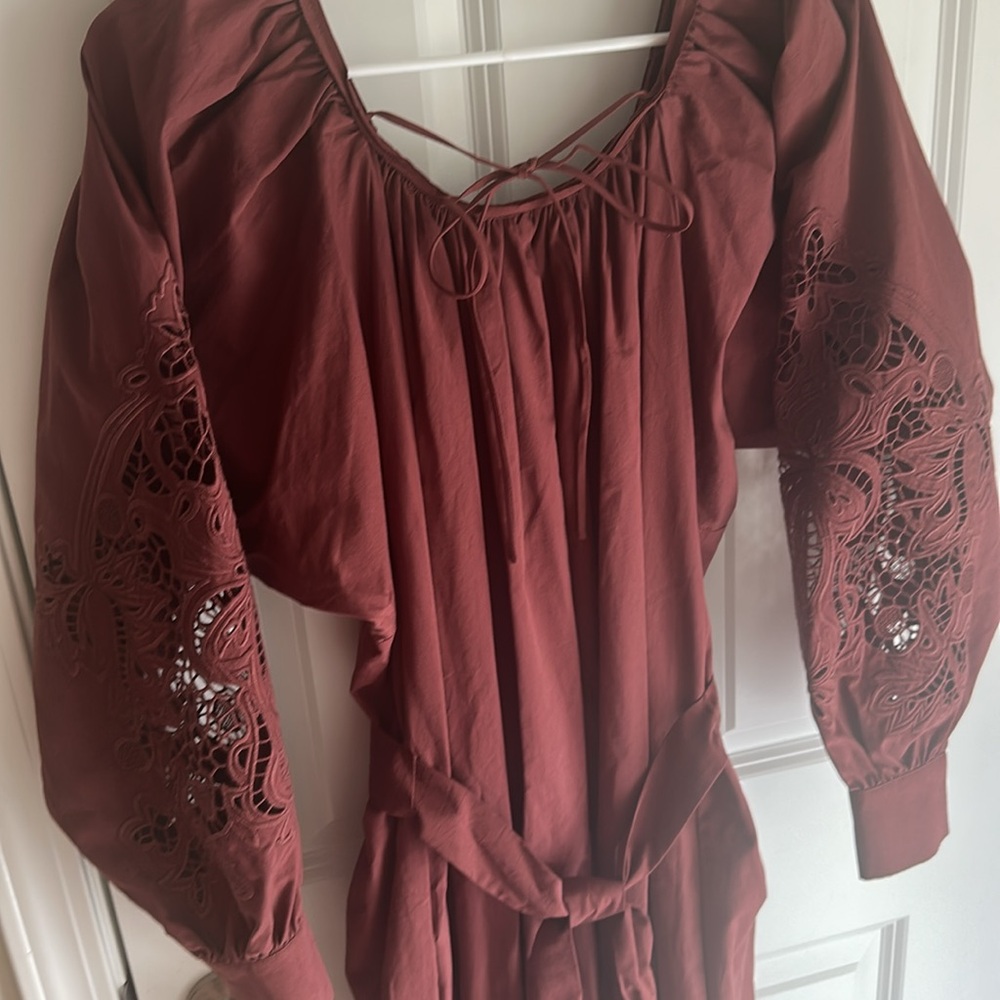 NWOT ZARA LIMITED EDITION EMBROIDERED POPLIN DRESS SZ  XS - Picture 12 of 15
